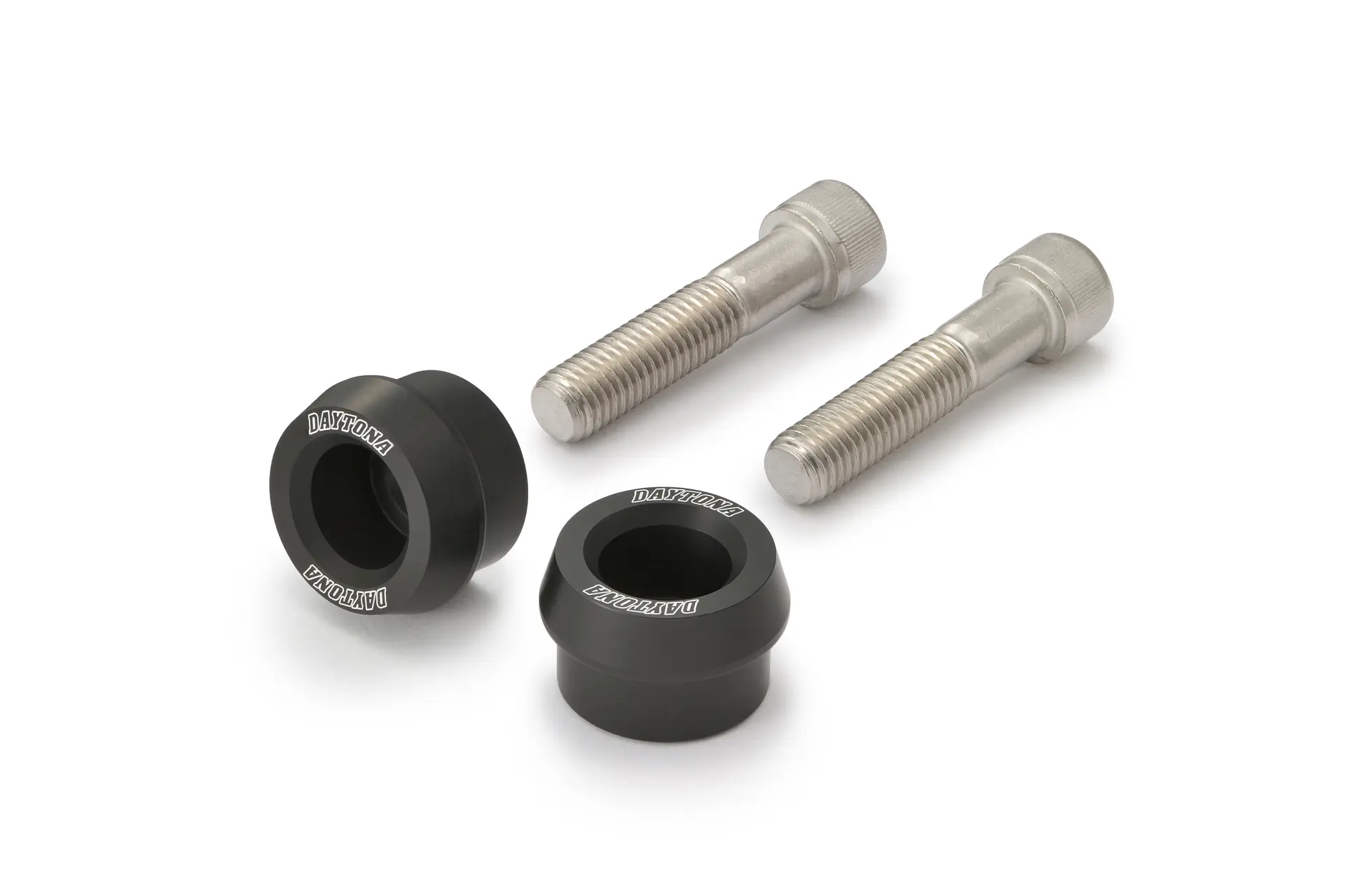 Embouts de guidon aluminium noir Daytona