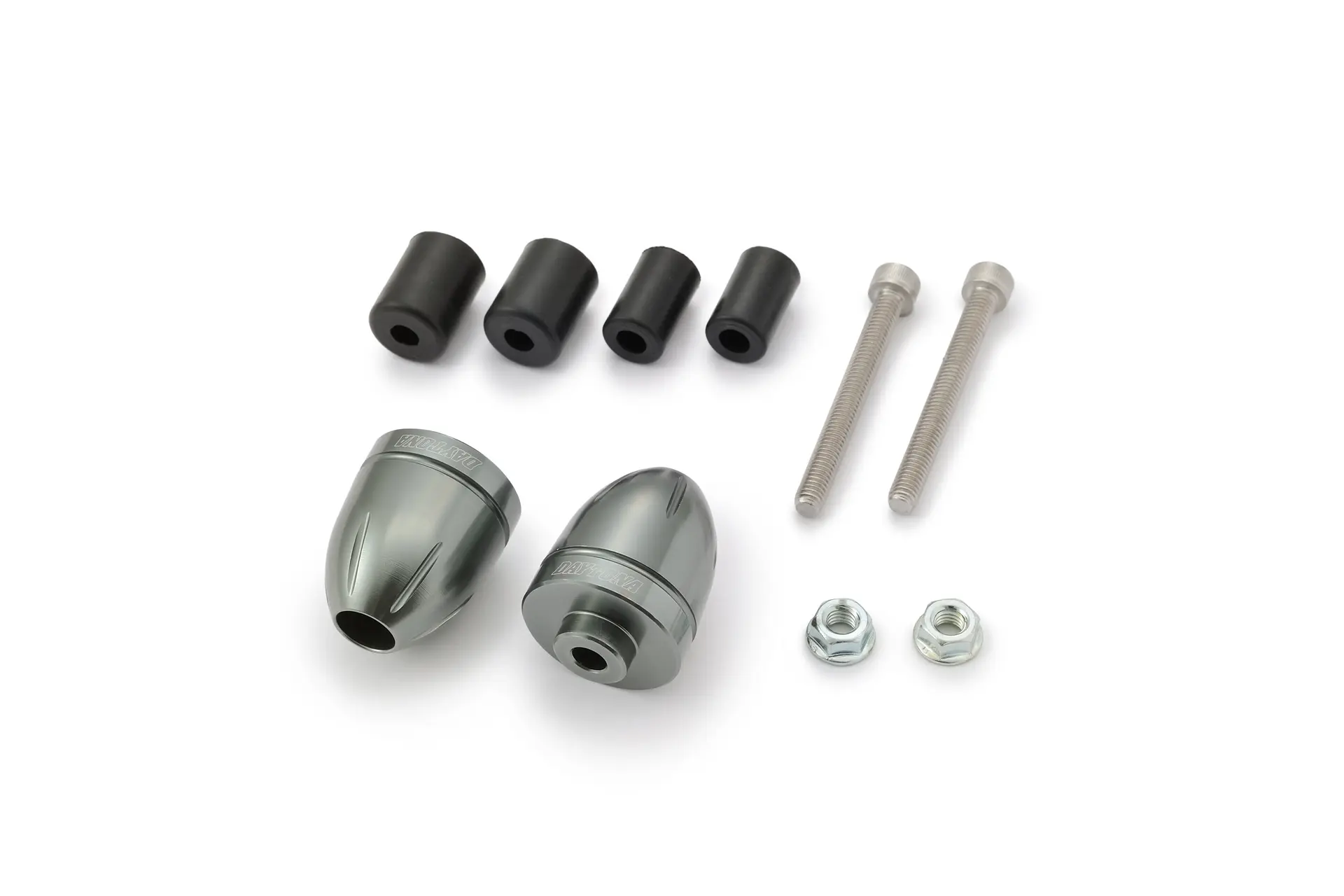 Embouts de guidon DAYTONA BULLET gris acier