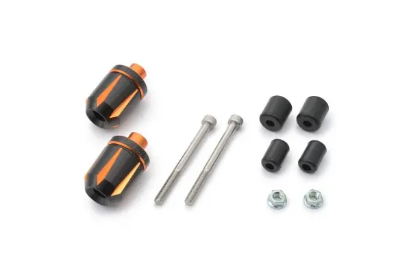 Daytona TKM-2 오렌지 핸들바 엔드 2pcs