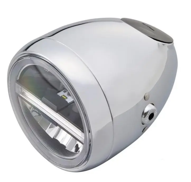 DAYTONA 5 3/4 ইঞ্চি ক্রোম নিওভিনটেজ LED হেডলাইট