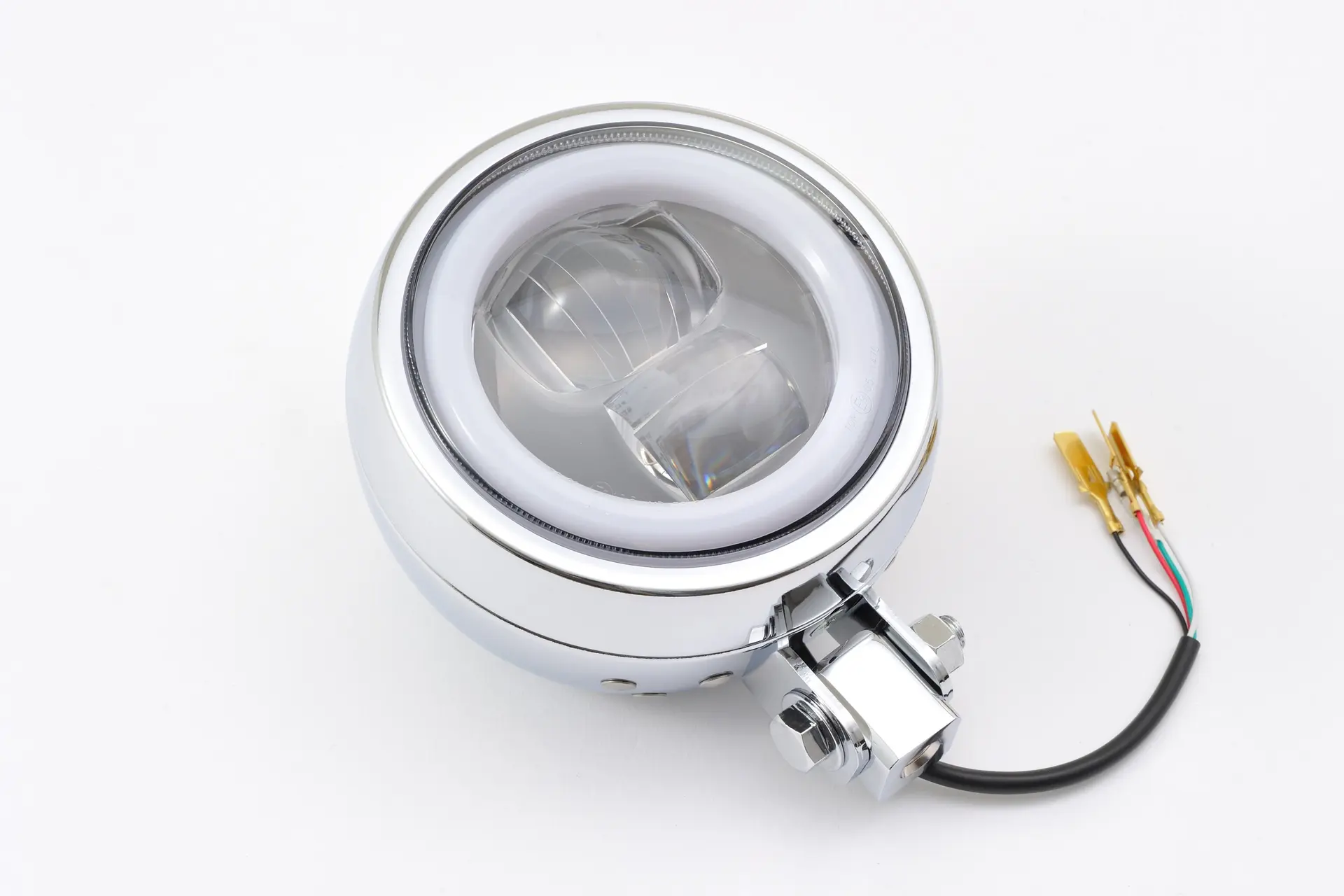 LED-Scheinwerfer Kapsel 120 Unterbau chrom Daytona