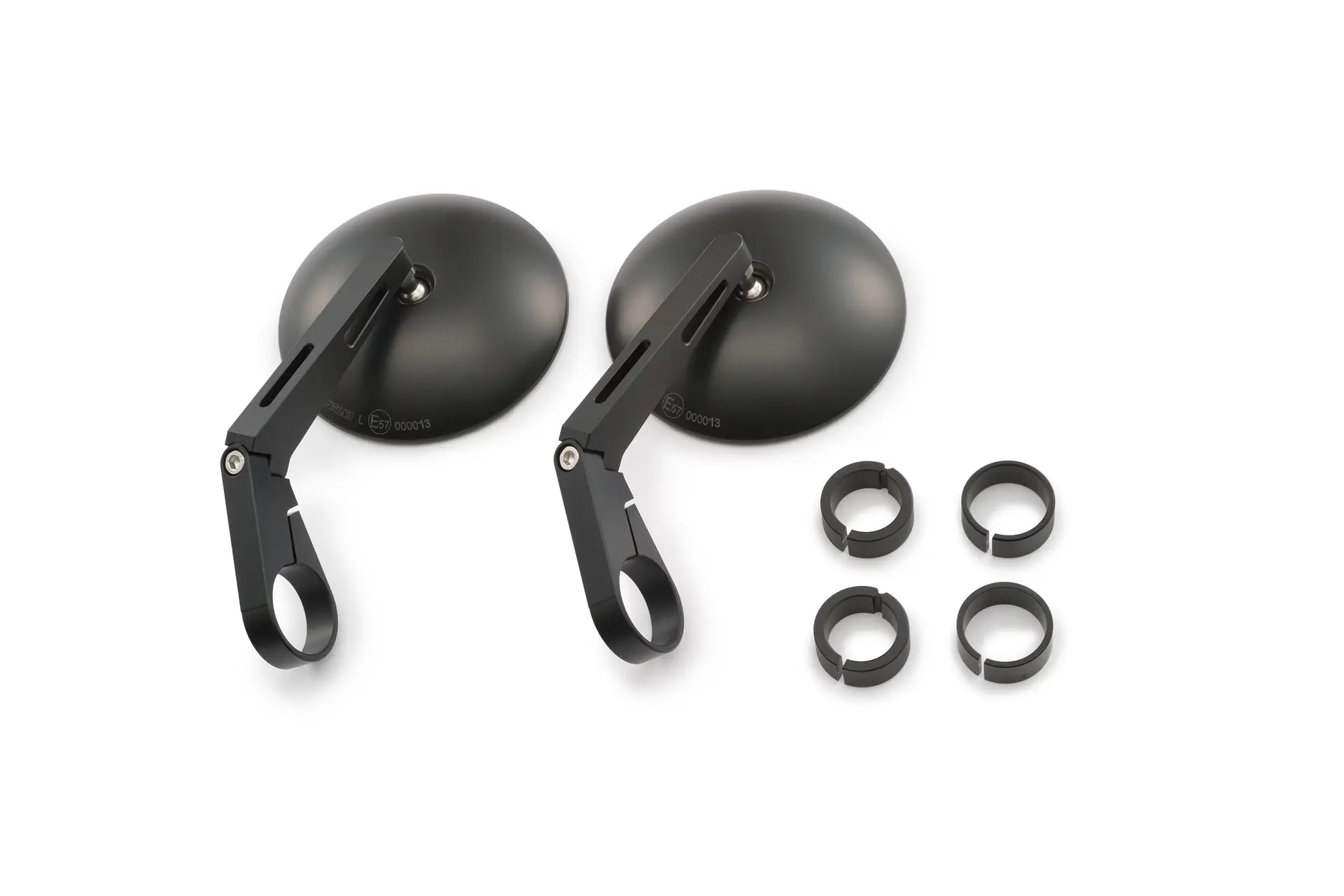 D-MIROIR-9 maru1/barend long, ABS+alu 2PCS marquage e - Daytona