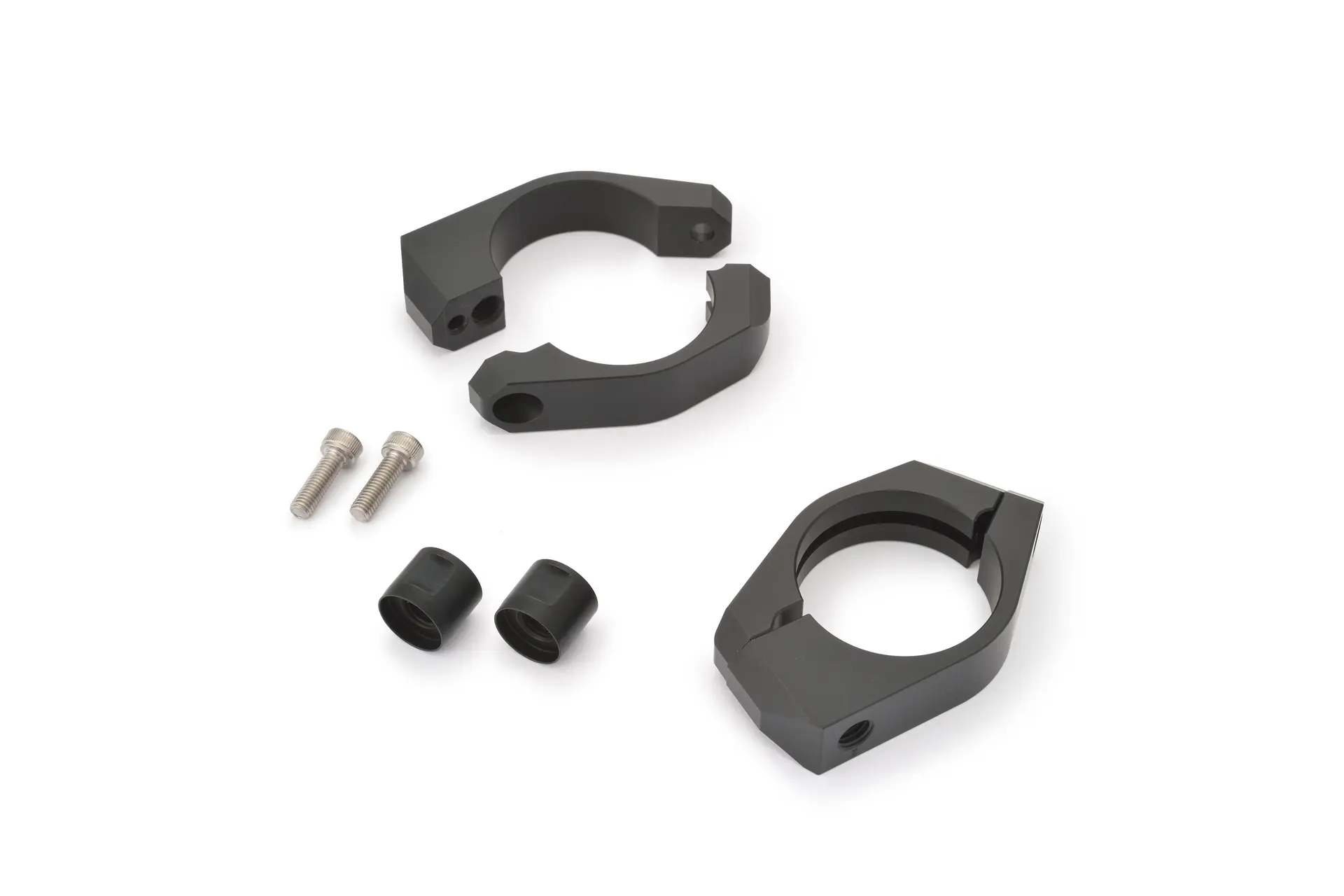 Jeu de colliers de fourche en aluminium (2 pcs) dia.41 pour support de clignotant DAYTONA
