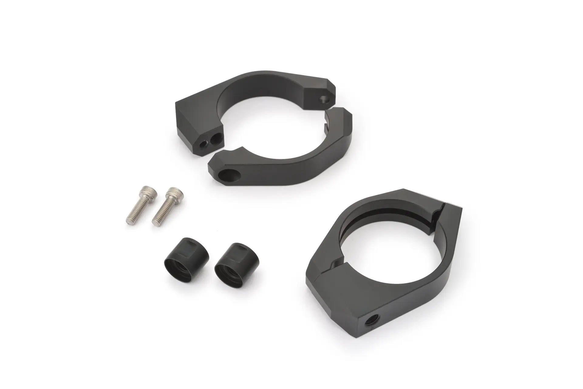 Jeu de colliers de fourche en aluminium (2pcs) dia.49 pour support de clignotant Daytona