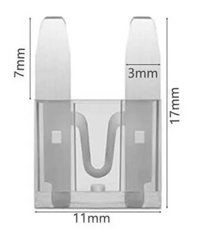 Mini Fusible 15 Ampères Brazoline (sachet de 10) — vue 3