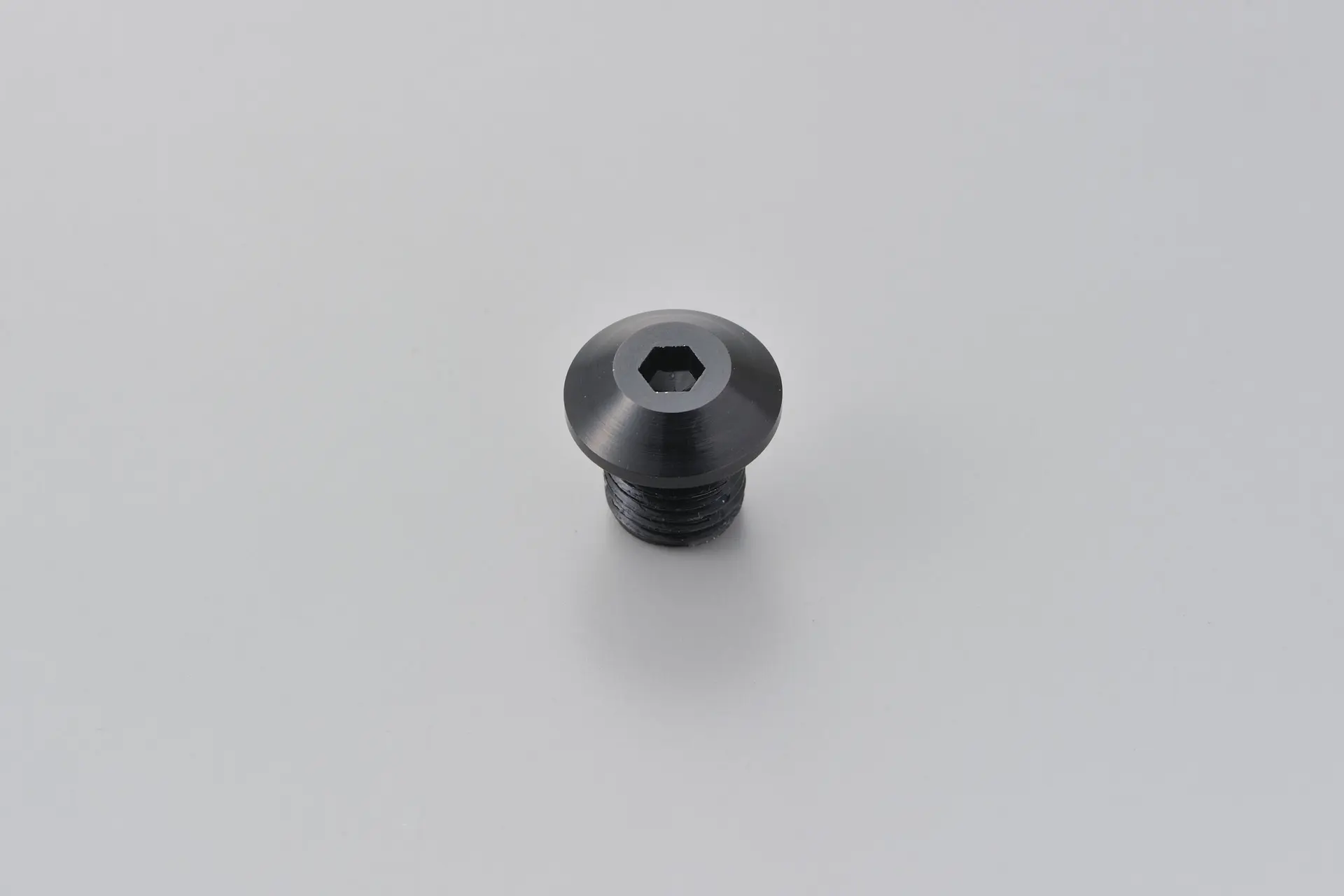 Spiegelstopfen M10-P1.25 links schwarz Daytona