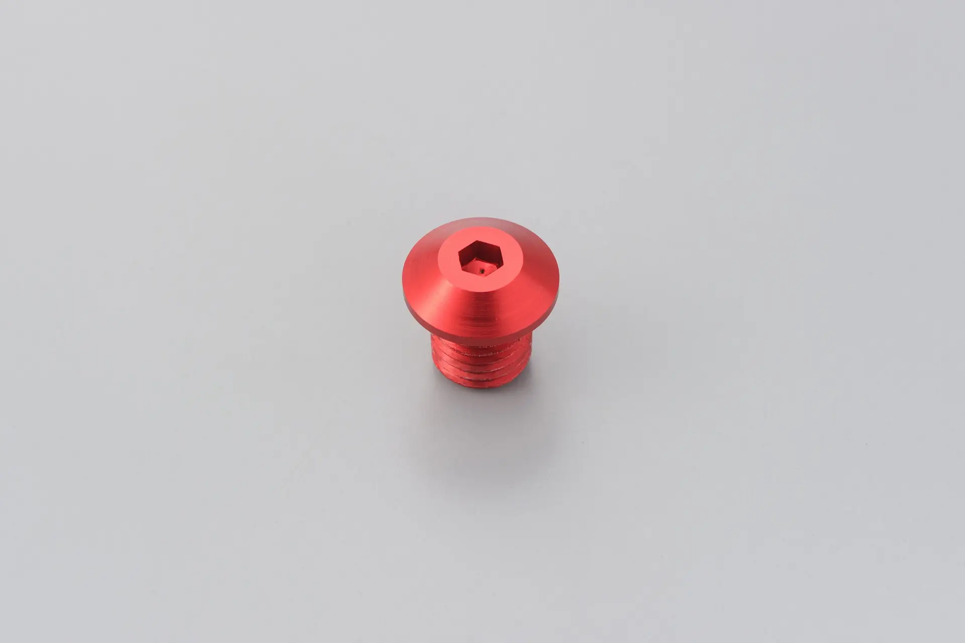 Bouchon miroir M10-P1.25/DROITE rouge Daytona