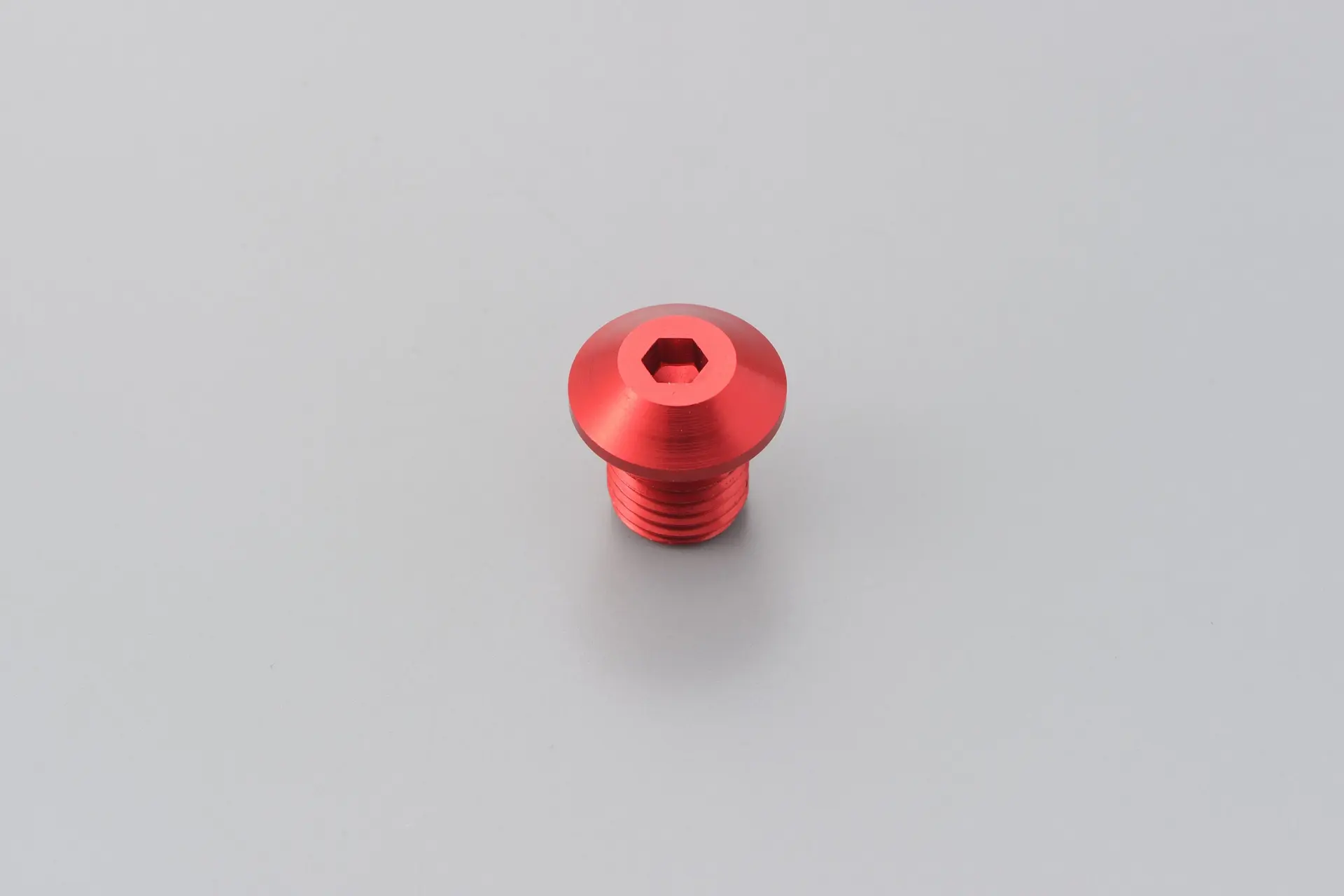 Bouchon miroir M10-P1.25 gauche rouge Daytona