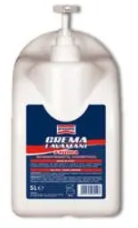 Savon nettoyant mains Arexons Fulcron crème blanche granuleux-microbilles avec pompe 5 L