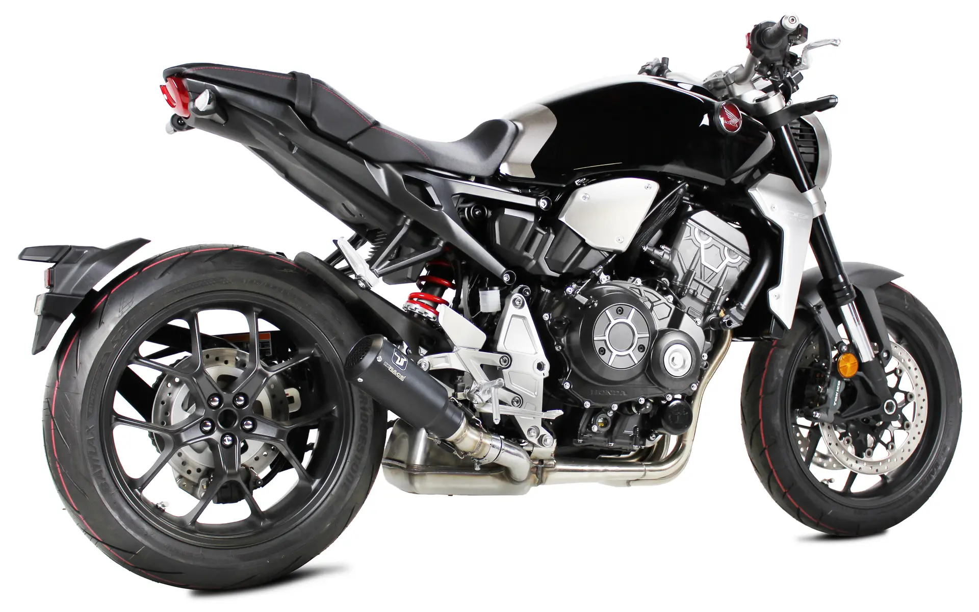 Escapamento Ixrace MK2 inox preto Honda CB 1000 R 2018-2022