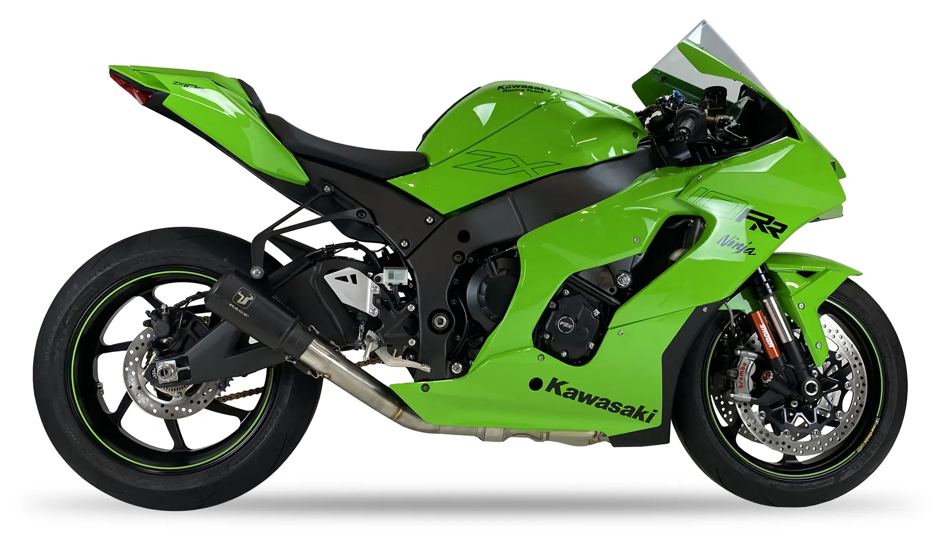 Ixrace MK2 Black Stainless Steel Exhaust Kawasaki ZX 10 RR 2021