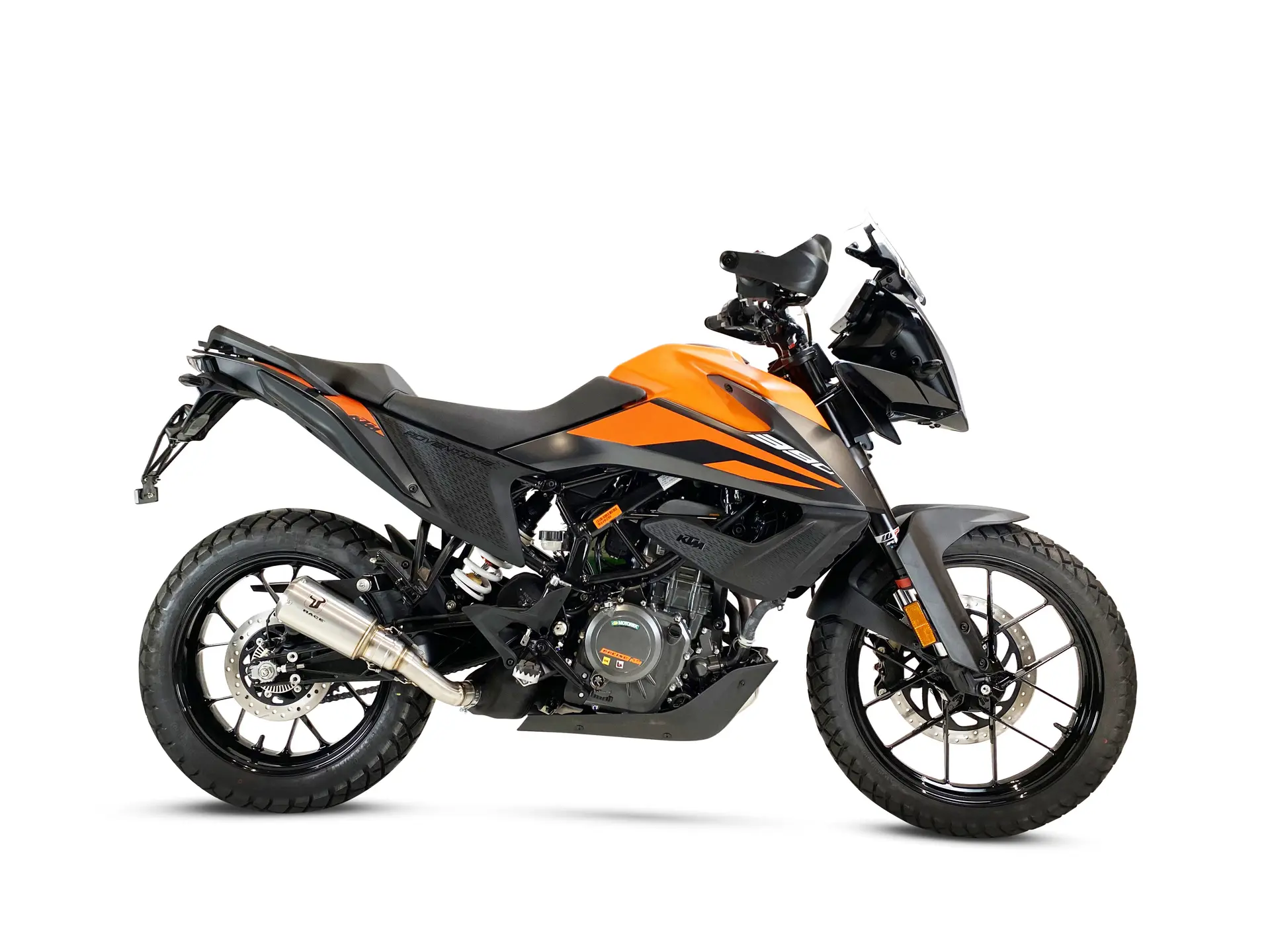 Schalldämpfer Ixrace MK2 Edelstahl KTM 390 Adventure 2020-2022