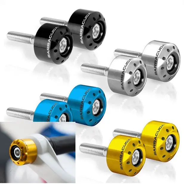 Embouts de guidon BMW bleu (paire) Barracuda