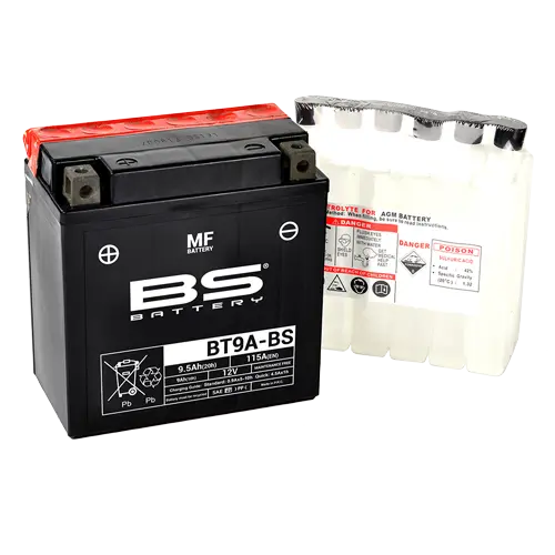 Batterie BT9A-BS mit Säurepack BS BATTERY