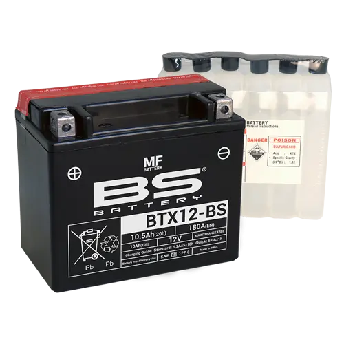 BTX12-BS Batterie mit Säurepack BS BATTERY