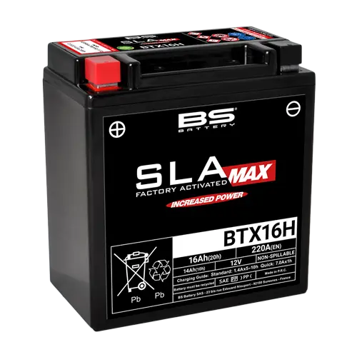 Batterie BS BATTERY BTX16H (werkseitig aktiviert)