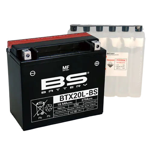 BTX20L-BS Batterie mit Säurepack BS BATTERY