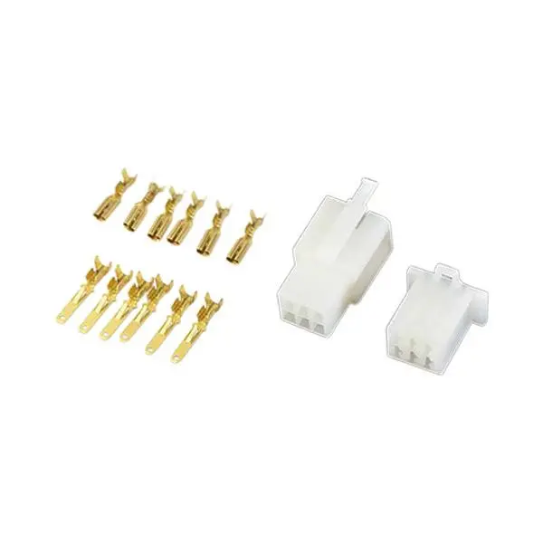 Stecker 6-polig Stift männlich und weiblich Kunststoff BRAZOLINE