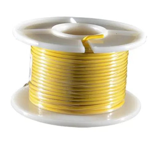 Fir electric secțiune 0.75 mm galben 25 m Brazoline