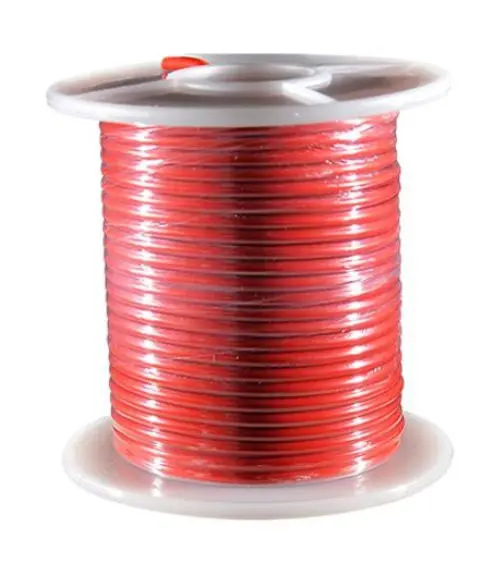 Електрически проводник сечение 2.50 mm червен BRAZOLINE - ролка 25 m