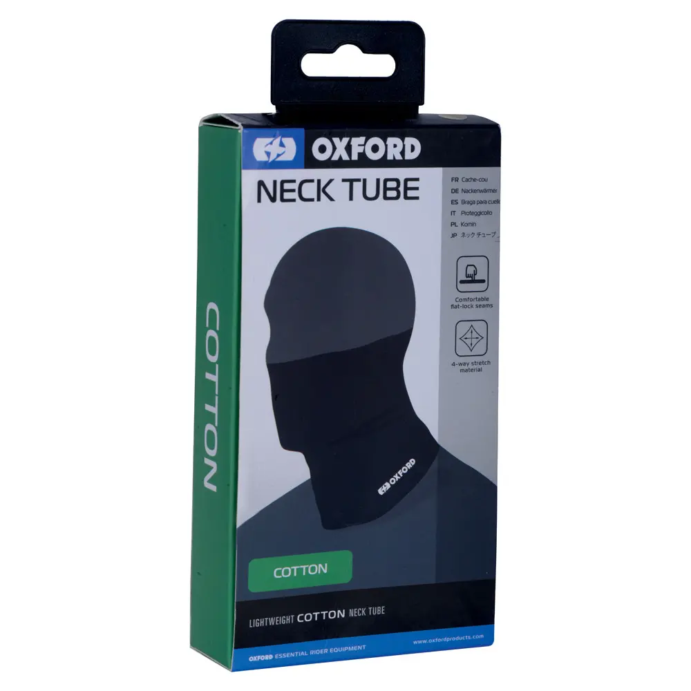 Nackentuch Baumwolle Schwarz OXFORD — Ansicht 2