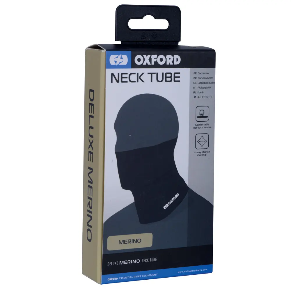Halskragen Merino schwarz Deluxe OXFORD — Ansicht 2