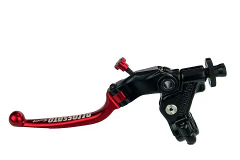 ケーブル式クラッチ アコッサーレバー レッド 32mm 折りたたみ式