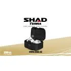 TOP CASE SHAD TR55 TERRA 55L PURE BLACK AVEC LOCK SYSTEM - CAPACITE 2 CASQUE INTEGRAL (Platine vendue séparemment) (D0TR55100B)