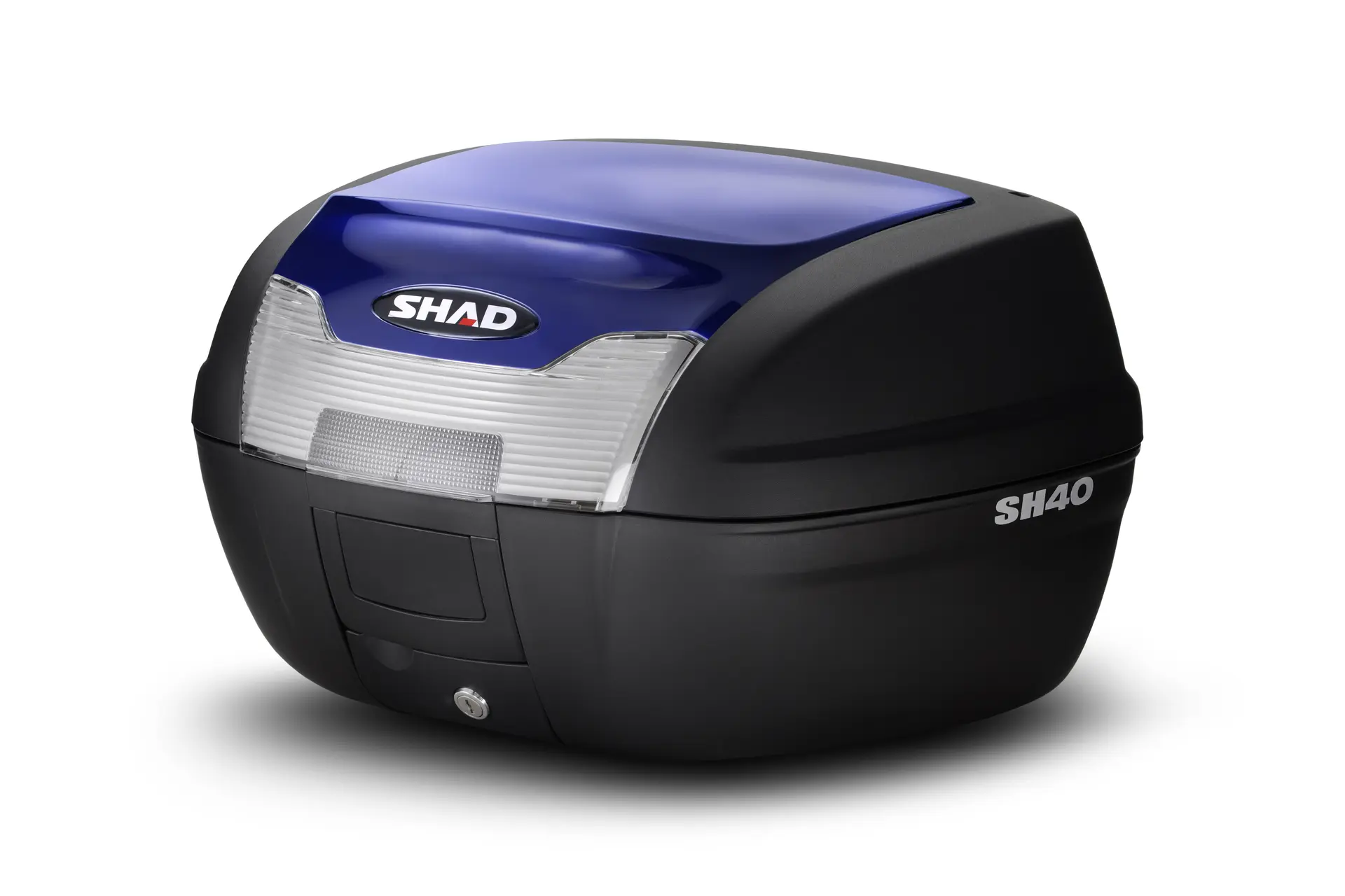 SHAD SH40 블루 사이드 케이스 리드 커버
