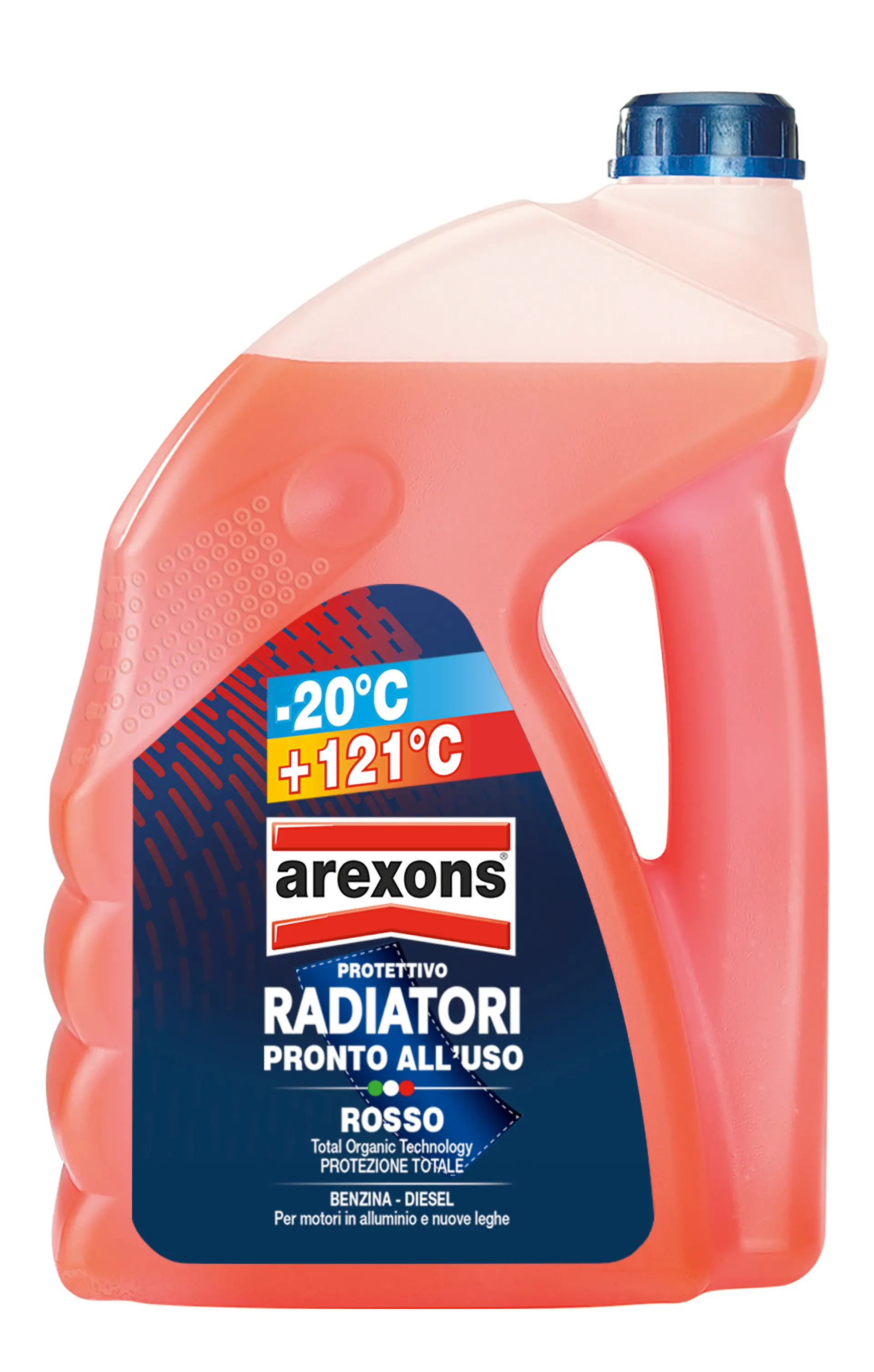 Liquide de refroidissement Arexons universel -20°C +121°C rouge 4,5 L