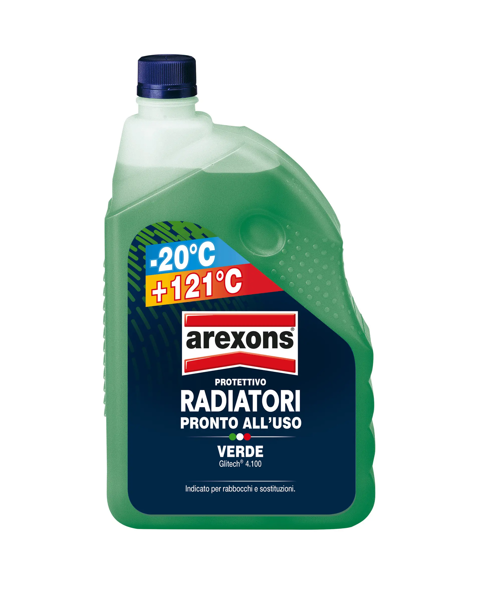 Liquide de refroidissement Arexons universel -20°C à +121°C vert 2L