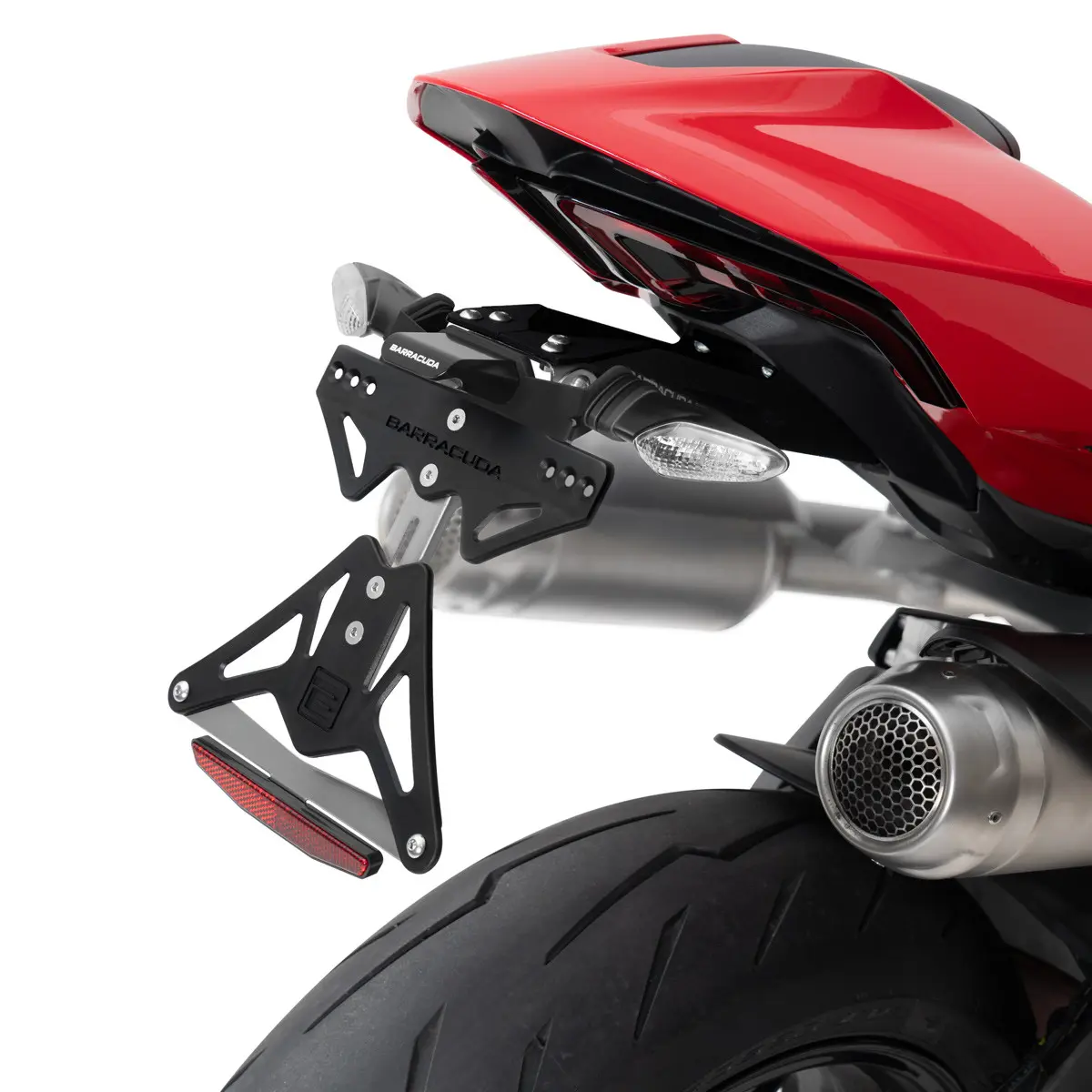 Support de plaque Barracuda Ducati Panigale V2 2025- pour clignotants d'origine