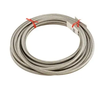 Durite essence 5m 6x10,5mm tressée inox haute qualité BRAZOLINE