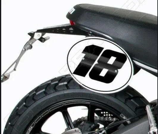 Barracuda Ducati Scrambler (2014-2020)용 넘버 플레이트 서포트 키트