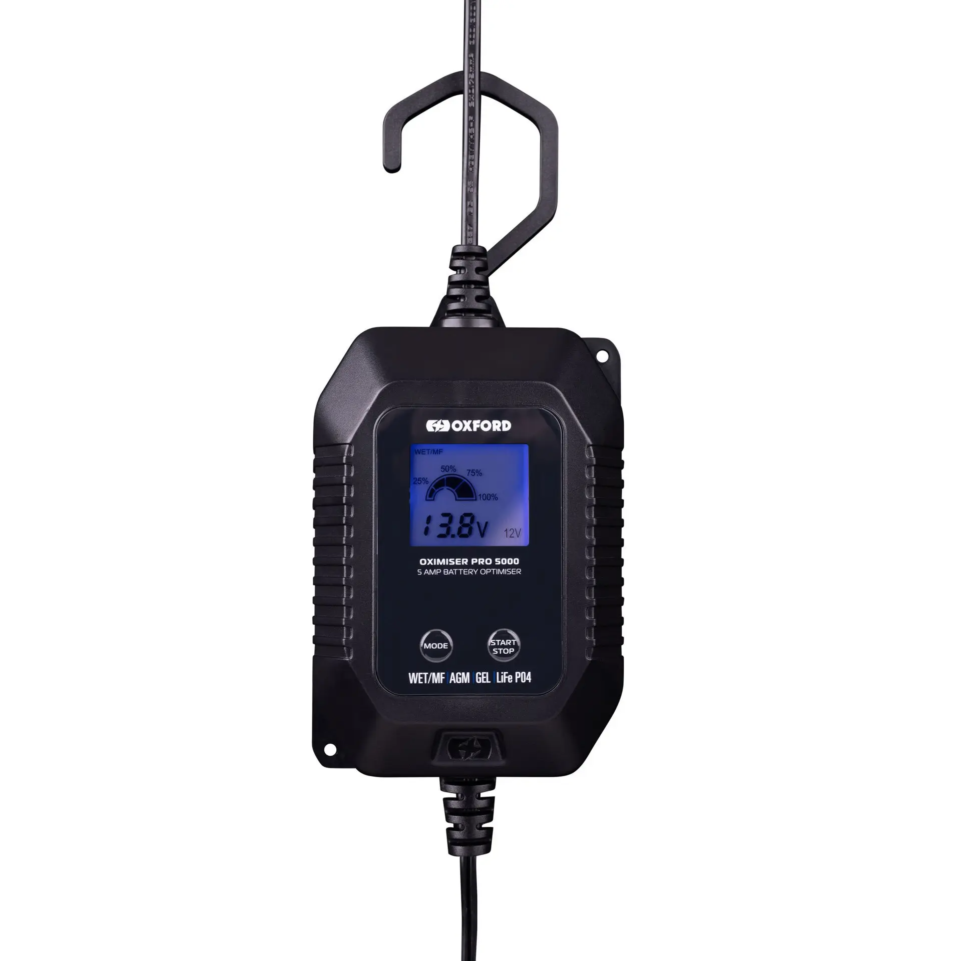 Chargeur / Maintient Oximiser Pro 5000 OXFORD (EU Plug)