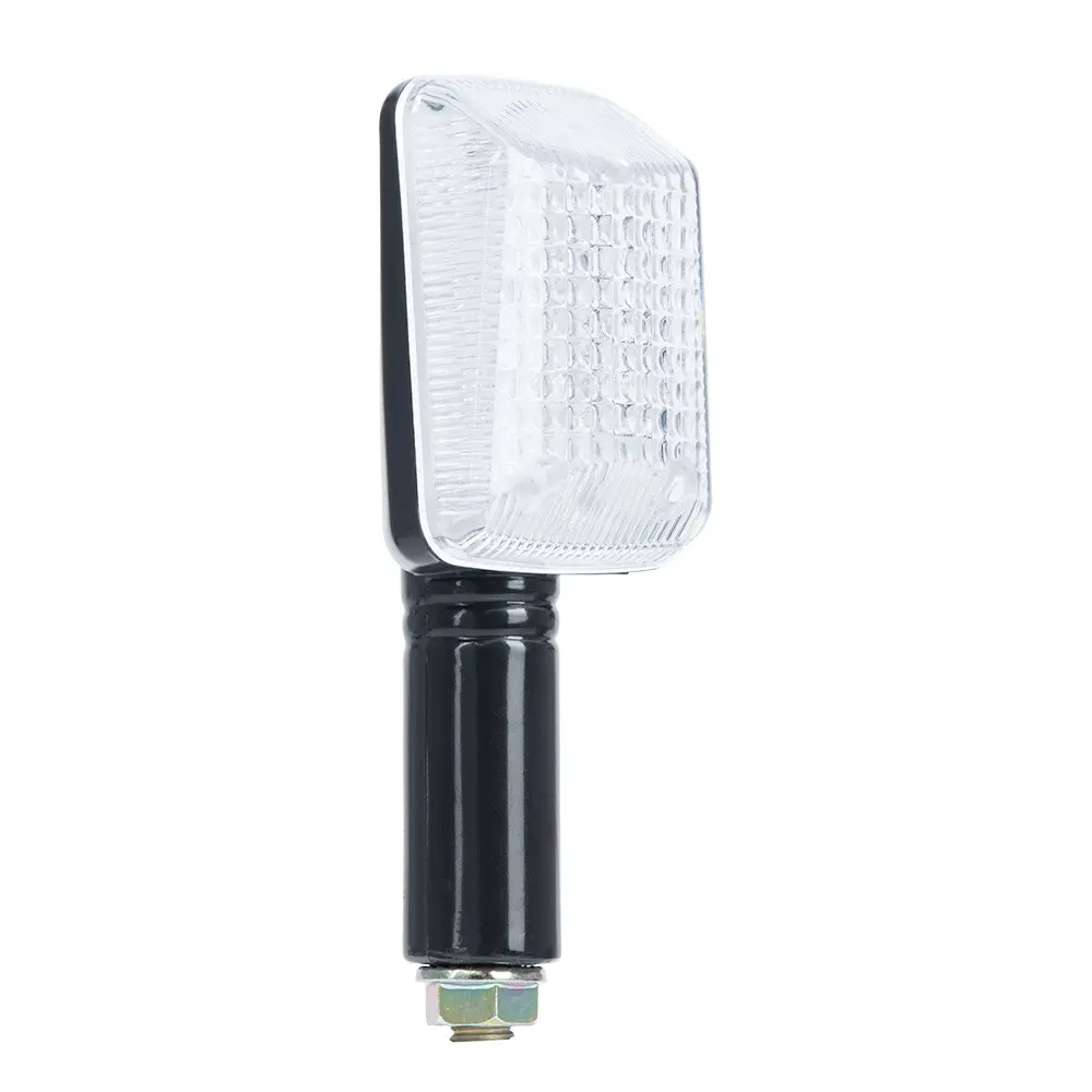 Mini Blinker Long Stem Klarglas Schwarz OXFORD