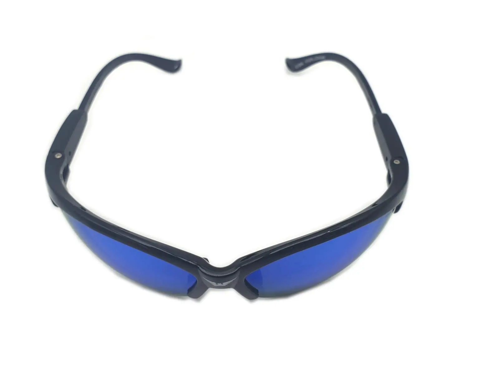 Motorrad-Sonnenbrille Brazoline Cougar blaue bruchfeste Gläser UV400 — Ansicht 3