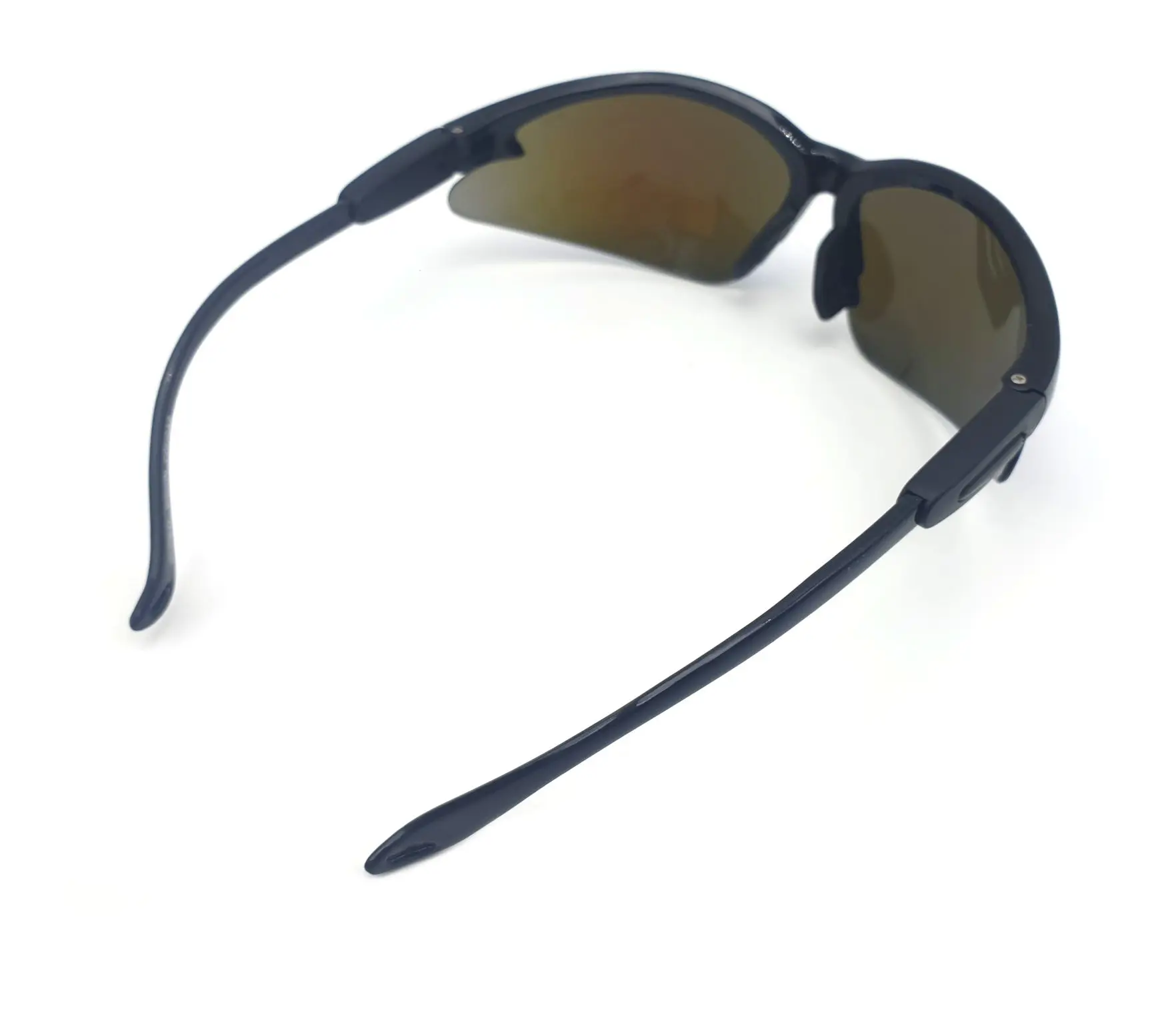 Motorrad-Sonnenbrille Brazoline Cougar blaue bruchfeste Gläser UV400 — Ansicht 4
