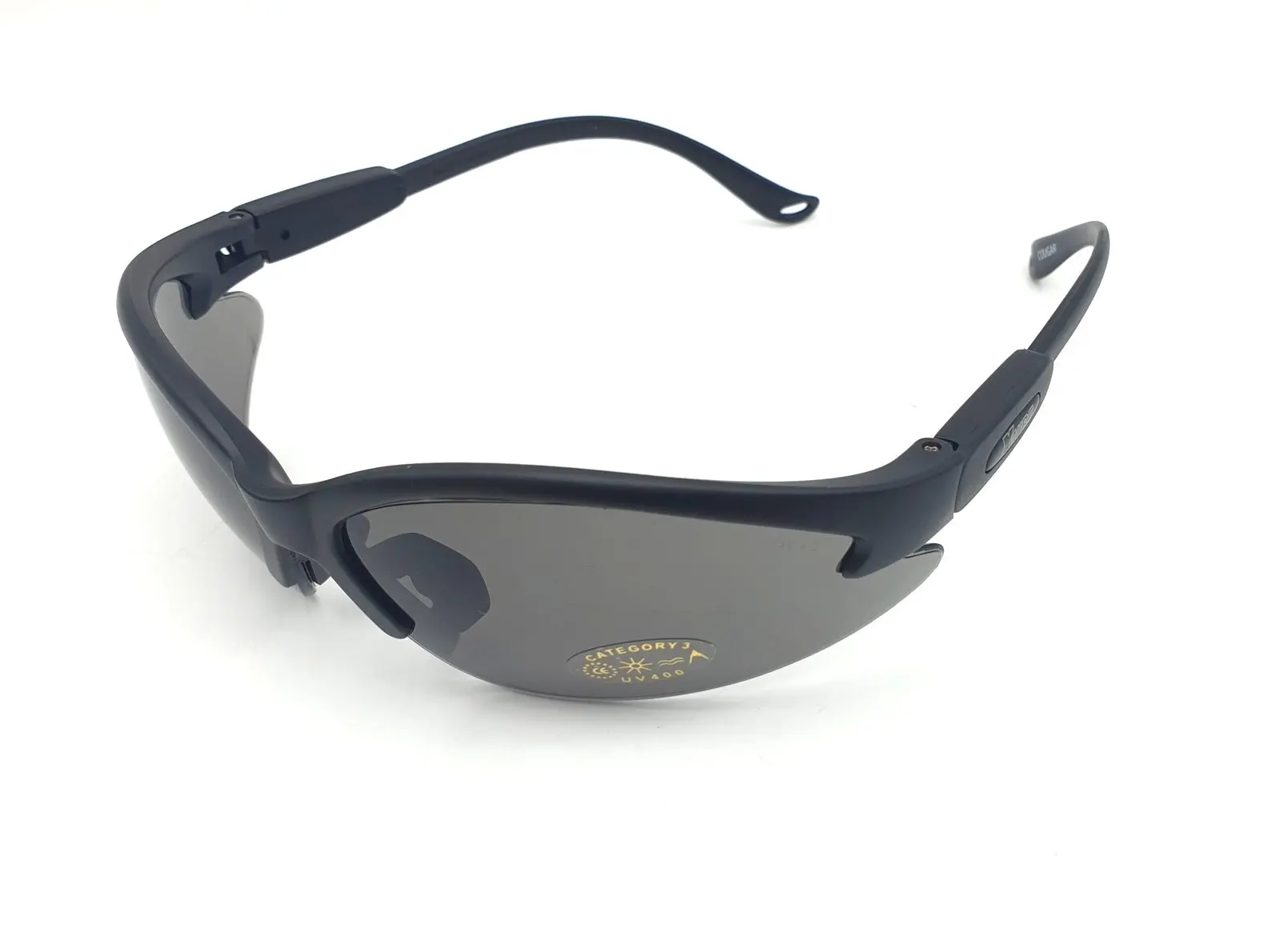 Lunettes de soleil moto BRAZOLINE Cougar verre fumé incassable UV400