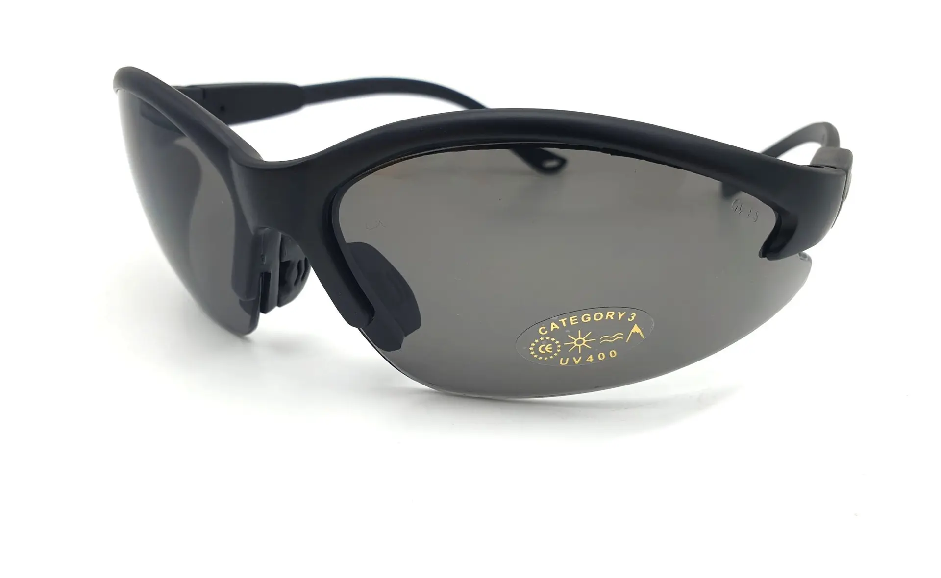 Motorrad-Sonnenbrille BRAZOLINE Cougar getönte bruchsichere Gläser UV400 — Ansicht 2