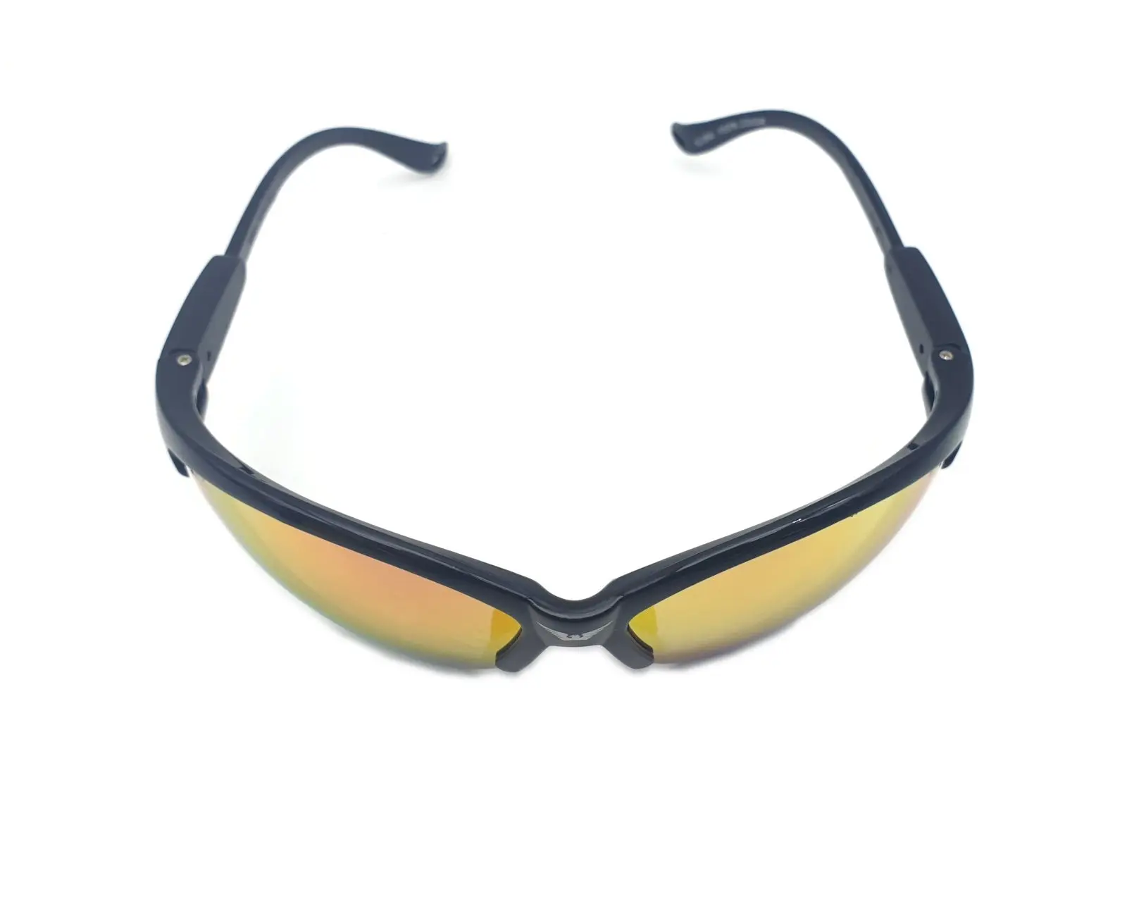 BRAZOLINE মোটরসাইকেল সানগ্লাস রেড আনব্রেকেবল লেন্স UV400 — 4তম ভিউ