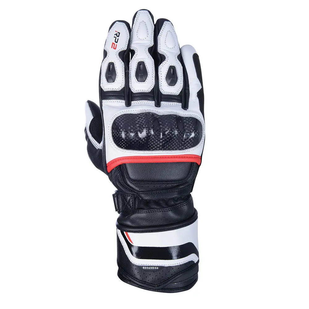 OXFORD RP-2 2.0 MS Long Sports Handschuhe Schwarz/Weiß/Rot 2XL Herren