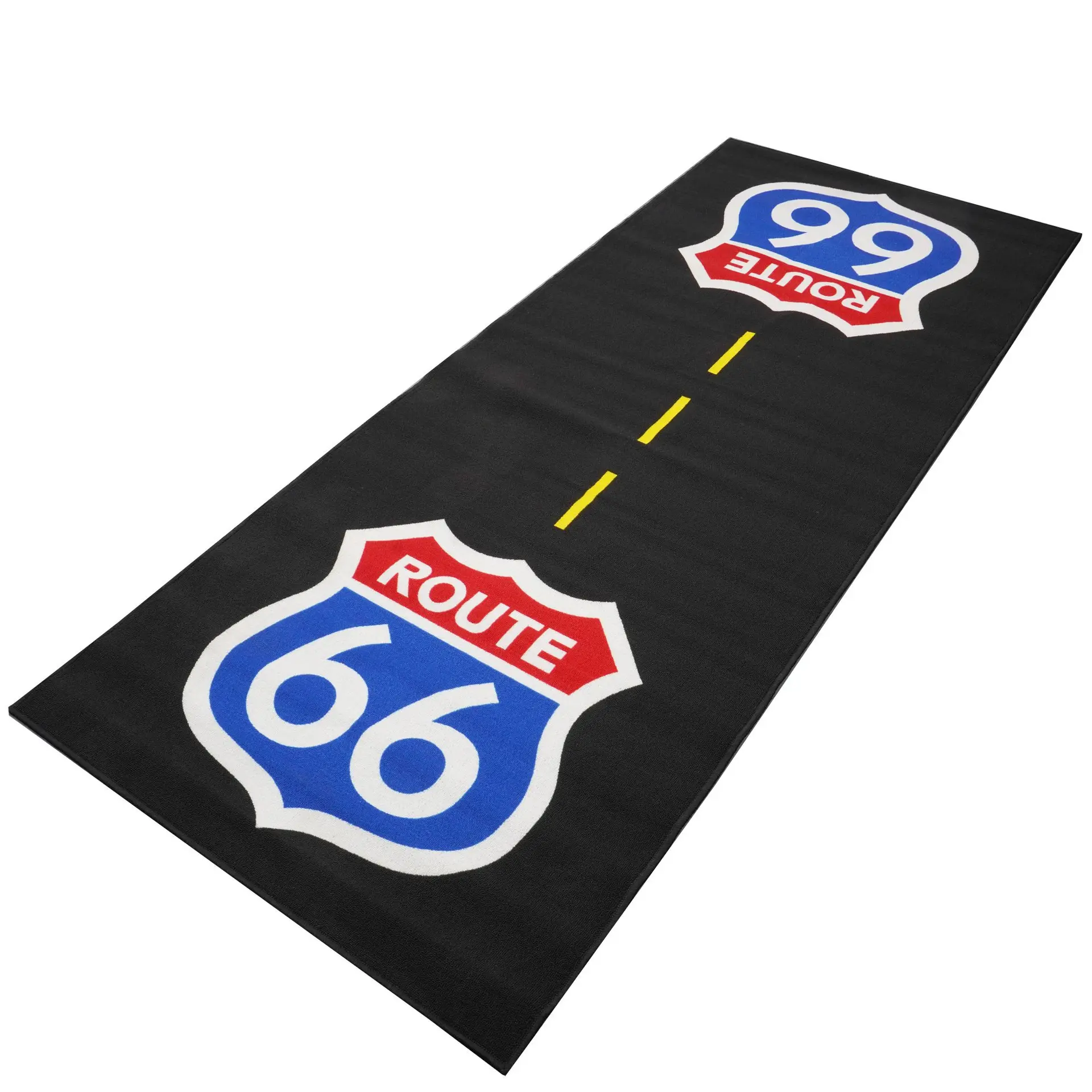 Umweltmatte custom Route 66 250x100 cm Biketek