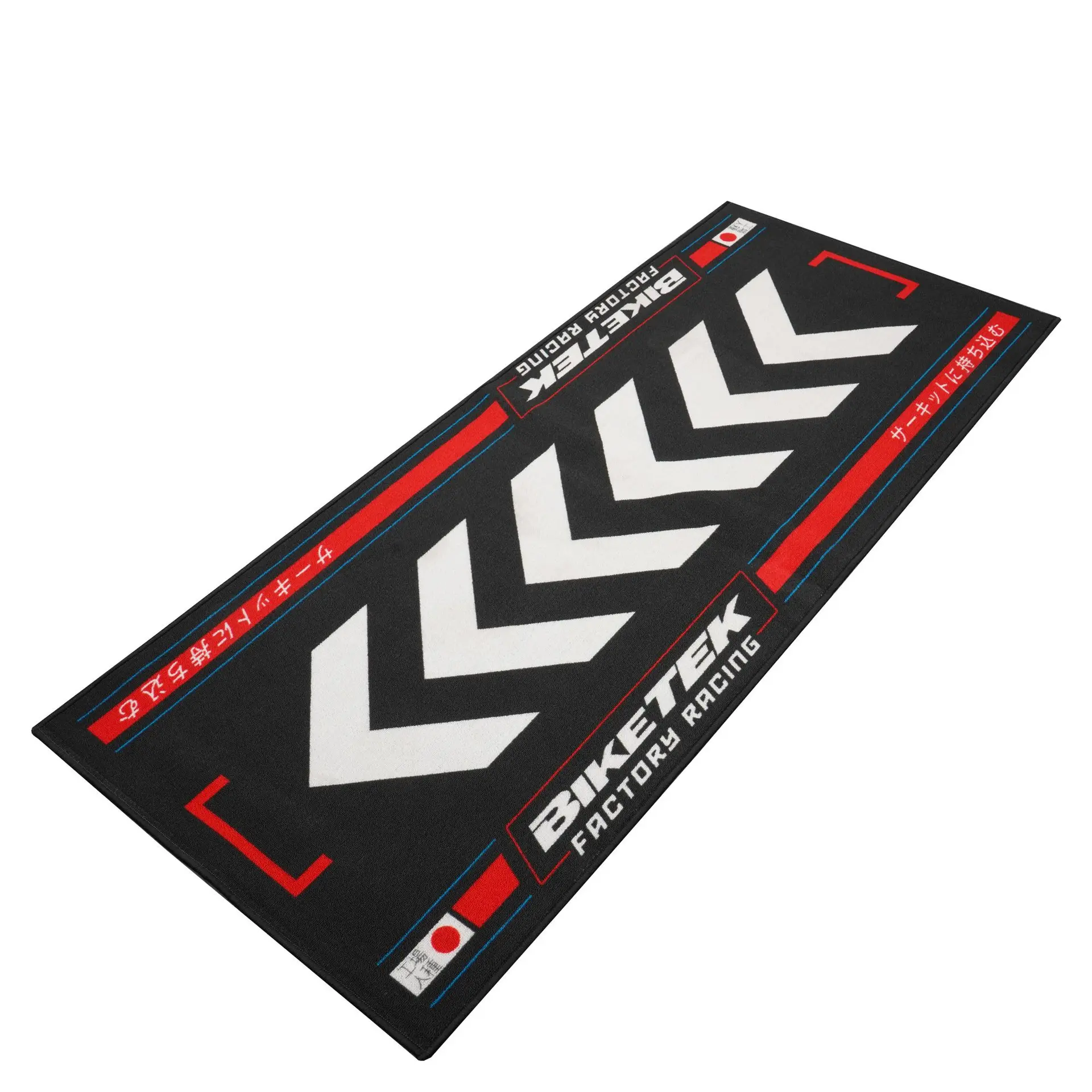 Motorrad-Umweltmatte Serie 7 Red Rising Sun 190x80 cm Biketek