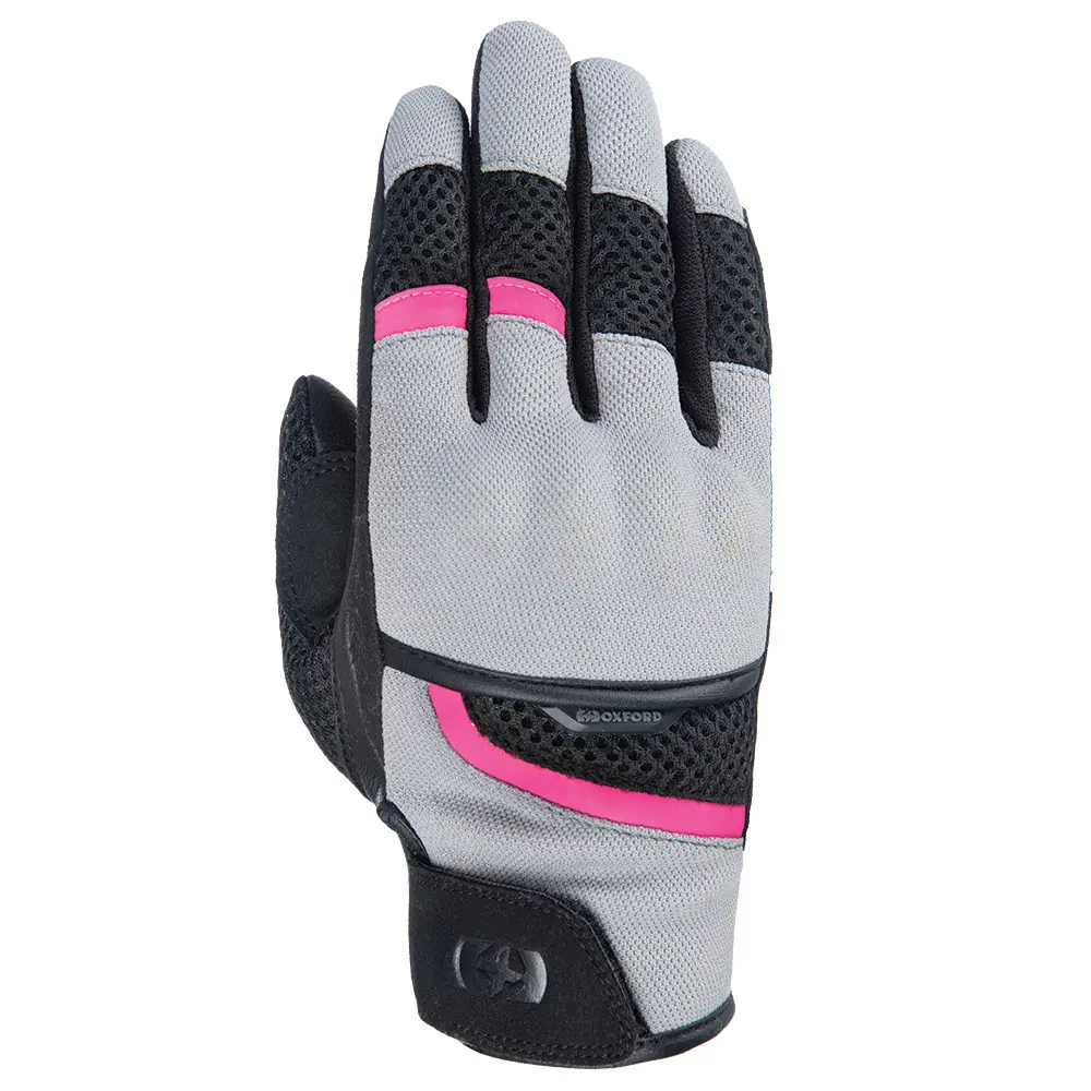 Straßenhandschuhe OXFORD Brisbane WS Grey/Pink/Schwarz Größe M Damen