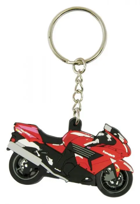حامل مفاتيح Kawasaki ZZR 1400 PVC مرن BIKEIT