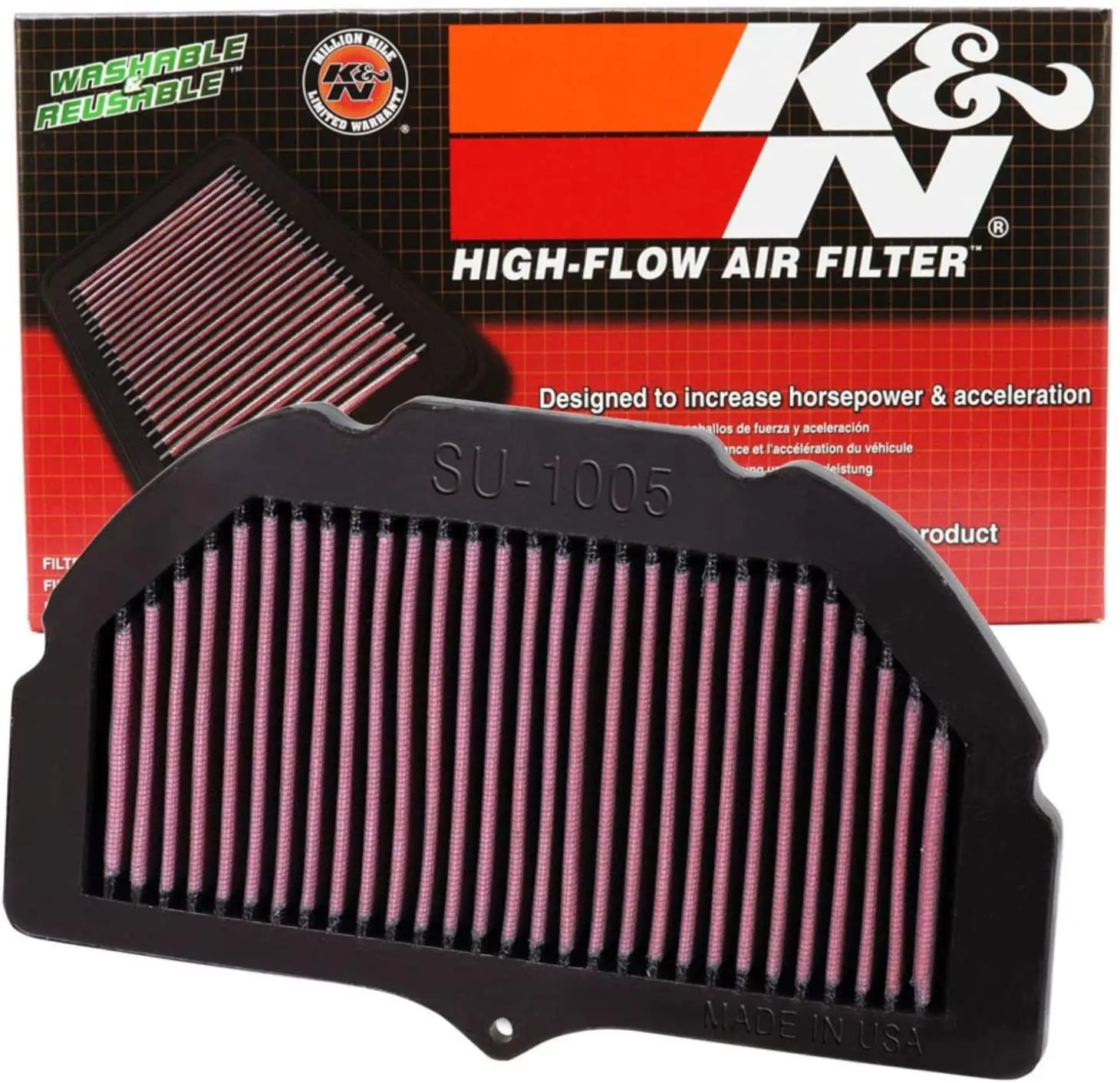 K&N Filtre à air Suzuki GSXR1000 05-08