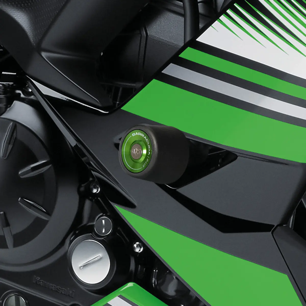 Satz Stopfen (Paar) Barracuda Kawasaki Ninja 650 2017-2020
