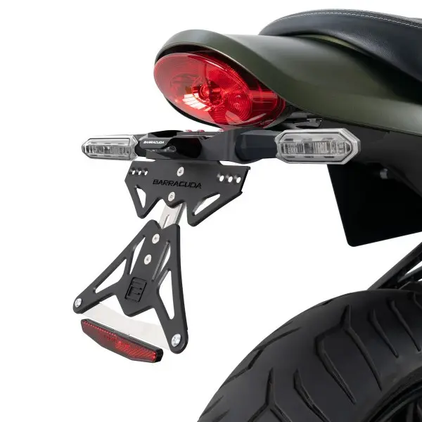حامل لوحة Kawasaki Z900 RS (2018-2022) لإشارات الدوران الأصلية من Barracuda