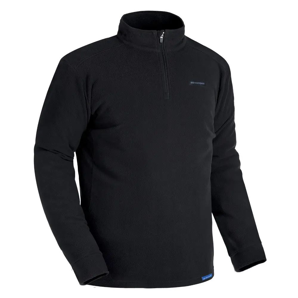 OXFORD مائیکرو فلیس 1/2 کالر MS ٹاپ جیکٹ سیاہ M